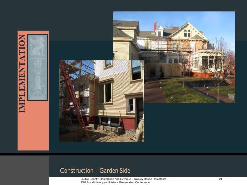 Yawkey House Restoration - Wisconsin Historical Society