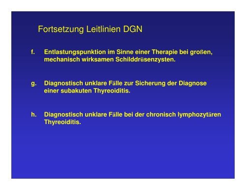 SchilddrÃ¼sen-Zytologie - Praxis fÃ¼r Nuklearmedizin