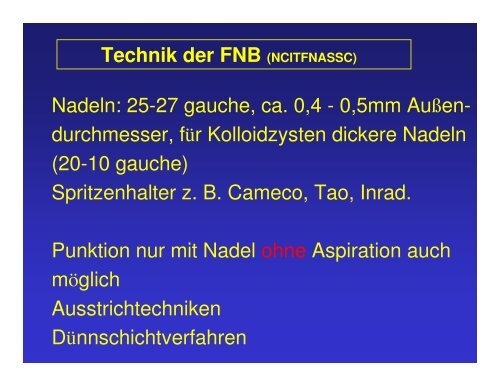 SchilddrÃ¼sen-Zytologie - Praxis fÃ¼r Nuklearmedizin