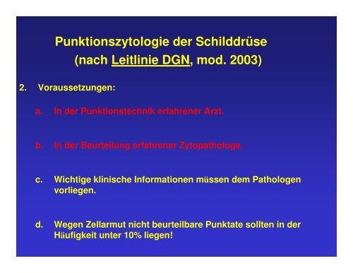 SchilddrÃ¼sen-Zytologie - Praxis fÃ¼r Nuklearmedizin