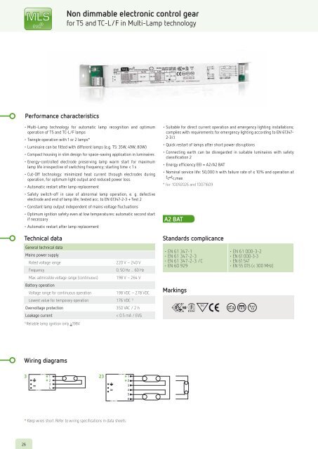 Product Finder - Electronic Control Gear - BAG electronics