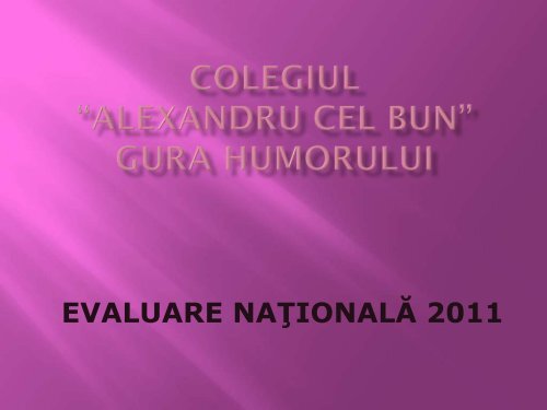 Promovabilitate Evaluarea Nationala 2011