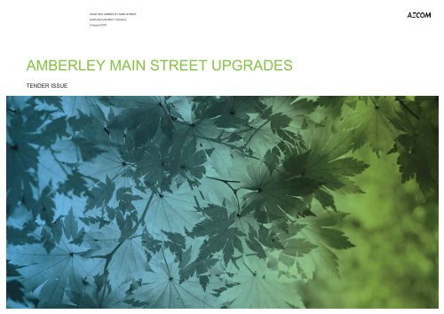 AMBERLEY MAIN STREET UPGRADES - Hurunui District Council