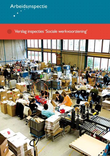 Veilig werken met machines in de Sociale ... - Inspectie SZW