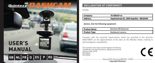 DASHCAM - Quintezz