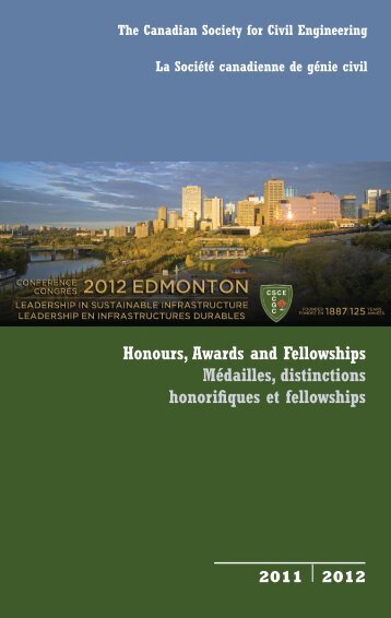 Honours, Awards and Fellowships MÃ©dailles, distinctions - CSCE ...