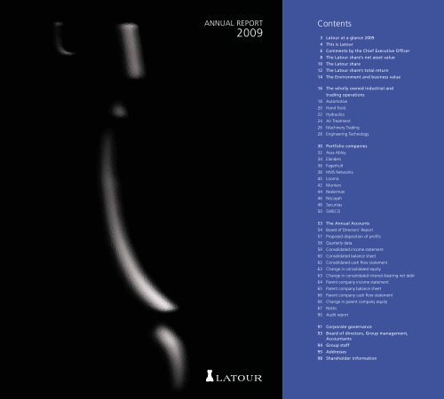 Contents - Investment AB Latour