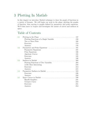 Chapter 3: Plotting in Matlab - College of the Redwoods