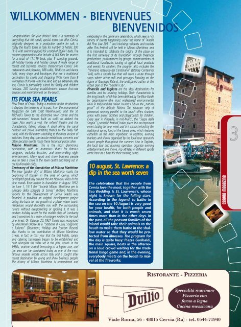 CERVIA MAGAZINE - (Confesercenti) - Cervia turismo - Comune di ...