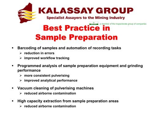 QA on Analytical Balances - Kalassay Group