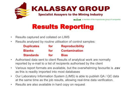 QA on Analytical Balances - Kalassay Group