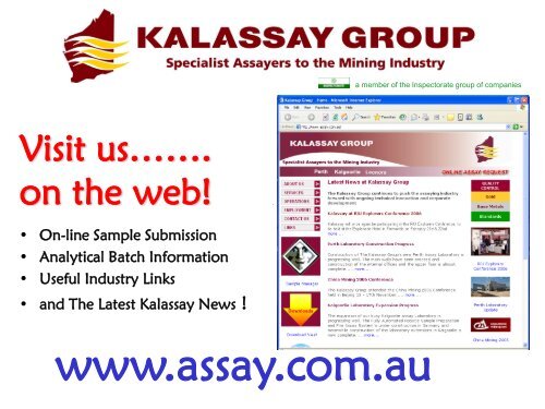 QA on Analytical Balances - Kalassay Group