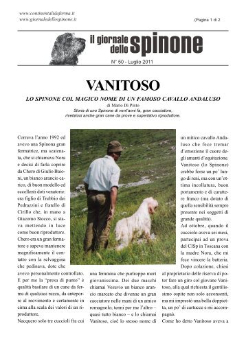 VANITOSO - Giornaledellospinone.it