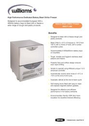 Bakery Blast Chiller Freezer.qxd - Arafura Catering Equipment