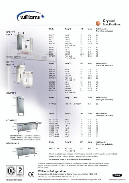 Bakery Blast Chiller Freezer.qxd - Arafura Catering Equipment