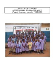 Sostegno scolastico in Togo - VOICA ONLUS