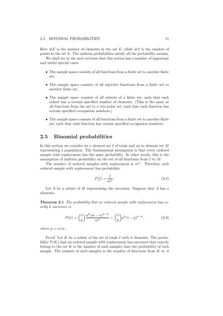 Lectures on Elementary Probability