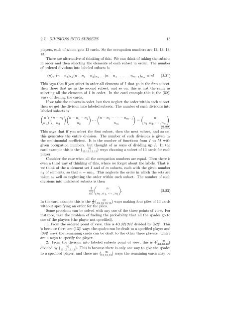 Lectures on Elementary Probability