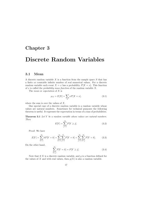 Lectures on Elementary Probability