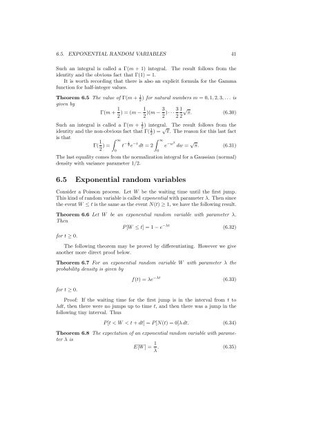 Lectures on Elementary Probability