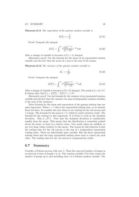 Lectures on Elementary Probability