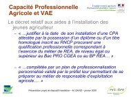 VAE et PPP - Chambres d'agriculture