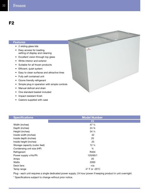 Lowe Refrigeration - Equipment Catalog