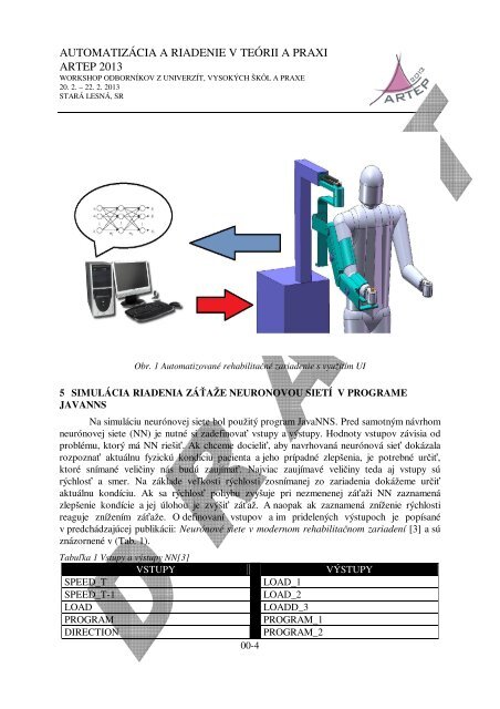 automatizÃ¡cia a riadenie v teÃ³rii a praxi artep 2013 viacnÃ¡sobnÃ© ...