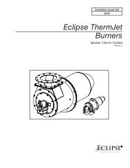 Eclipse ThermJet Burners - Power Equipment Company