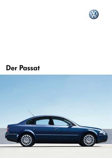 Der Passat - Katalog - VW Passat