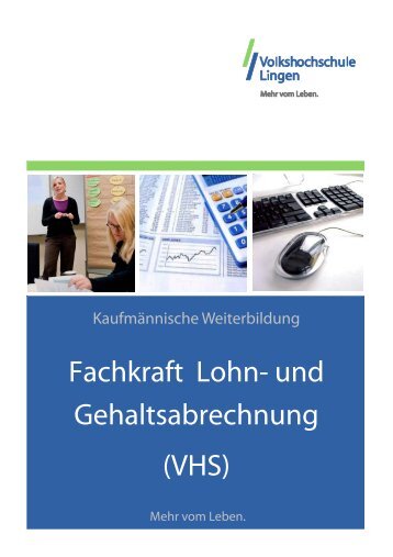 Fachkraft Lohn- und Gehaltsabrechnung - Volkshochschule Lingen