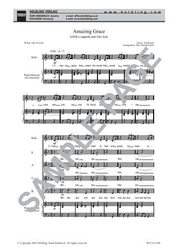 5190 Amazing Grace SATB_web - Helbling Verlag