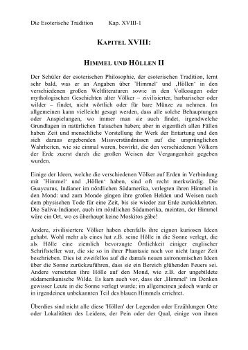 Kapitel XVIII Himmel und Höllen II Seite 038-039 - Theosophische ...