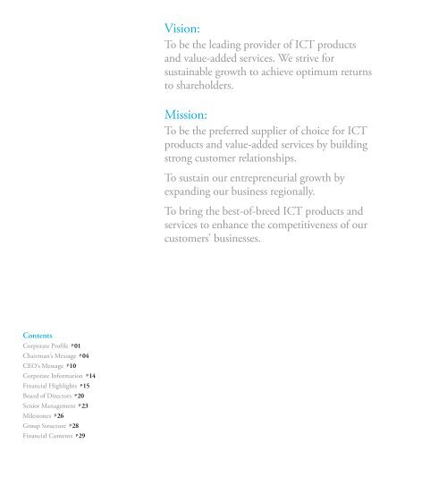 Strength & Stability - ECS Holdings Limited