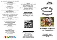 Junge vhs 2012-1 - Volkshochschule Traunreut