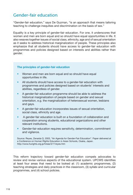 Section 3 - Educating and Partnering for CEDAW