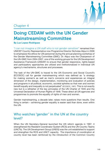 Section 3 - Educating and Partnering for CEDAW