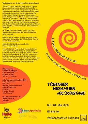 Programm komplett herunterladen [PDF] - VHS Tübingen