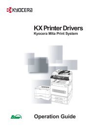 KX Printer Drivers - KYOCERA Document Solutions