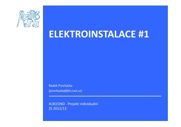 ELEKTROINSTALACE #1 - PowerWiki