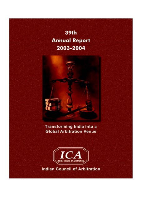 Annual Report-2003-2004 - Indian Council of Arbitration
