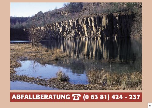 ABFALLBERATUNG (0 63 81)  - Verbandsgemeinde Wolfstein