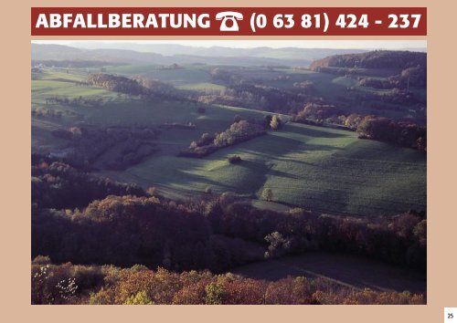 ABFALLBERATUNG (0 63 81)  - Verbandsgemeinde Wolfstein