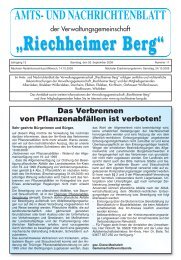 auf zur Kirmes nach Osthausen - VG Riechheimer Berg