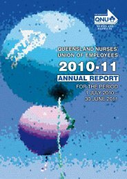 ANNUAL REPORT - Queensland Nurses Union