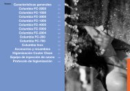 CaracterÃ­sticas generales Columbia fC-2203 Columbia fC ... - Ionfilter