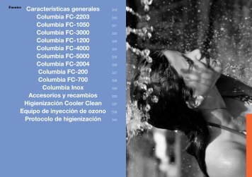 CaracterÃ­sticas generales Columbia fC-2203 Columbia fC ... - Ionfilter