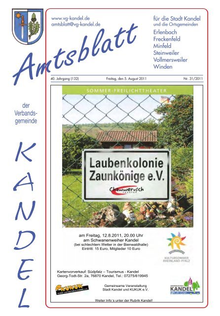 KW 31 - Verbandsgemeinde Kandel