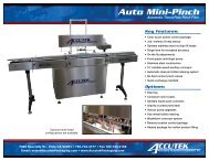 Auto Mini-Pinch - Accutek Packaging Equipment