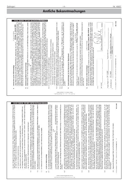Amtliche Bekanntmachungen - Verwaltungsgemeinschaft Zellingen